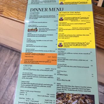 GTs On The Bay - dinner menu as of 6/2/24 - American Near Me - Orange Beach, Alabama GTs On The Bay - dinner menu as of 6/2/24 - American Near Me - Orange Beach, Alabama