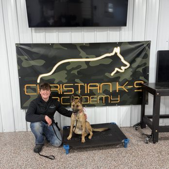Christian K-9 Academy - Dean & Raven on graduation day . - Pet Training Near Me Christian K-9 Academy - Dean & Raven on graduation day . - Pet Training Near Me