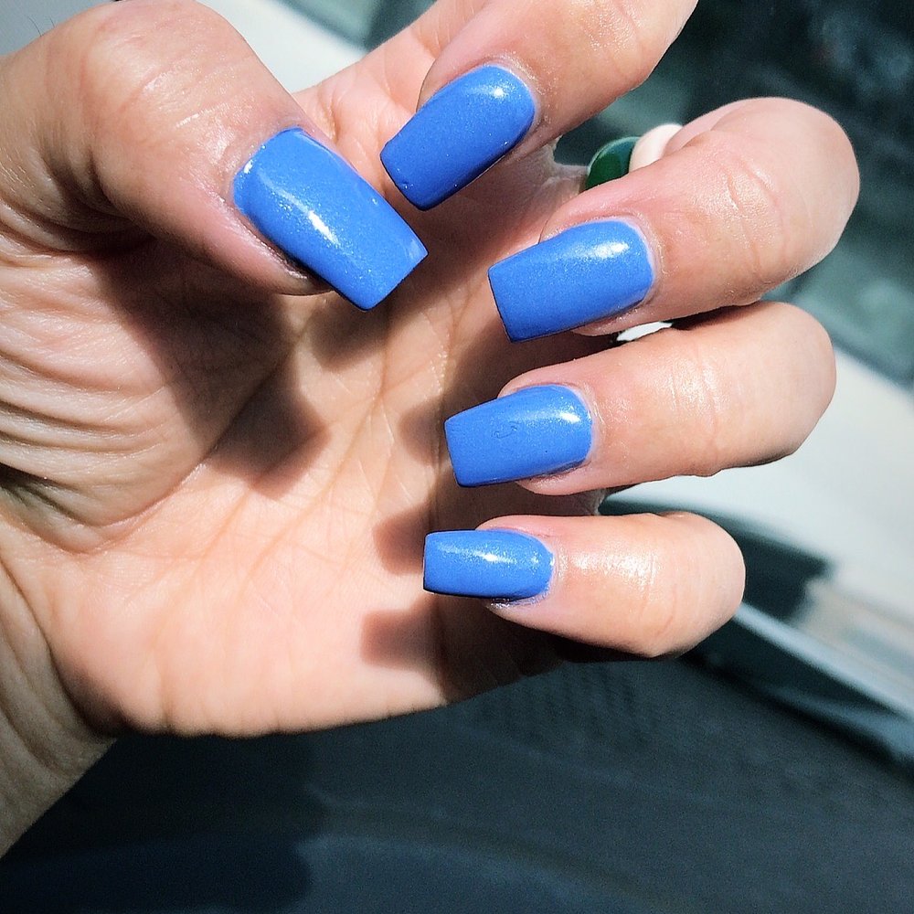 Skye Nail Lounge - #257 blue/purple with fine sparkles - Nail Salons Near Me - Las Vegas, Nevada