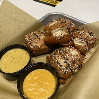 Buffalo Wild Wings - Pretzel knots with everything seasoning - Chicken Wings Near Me - Bowling Green, Ohio Buffalo Wild Wings - Pretzel knots with everything seasoning - Chicken Wings Near Me - Bowling Green, Ohio