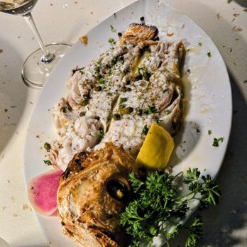 Theos Estiatorio - Char grilled red snapper - Greek Near Me - Fort Lauderdale, Florida