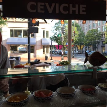 Oyamel - Sitting at the Ceviche Bar! Ingredients looking fresh. - Mexican Near Me - Washington, DC, District of Columbia Oyamel - Sitting at the Ceviche Bar! Ingredients looking fresh. - Mexican Near Me - Washington, DC, District of Columbia