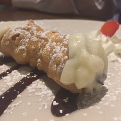 Sweet Basil Italiano - Mini cannoli that came with the Pasta Night special