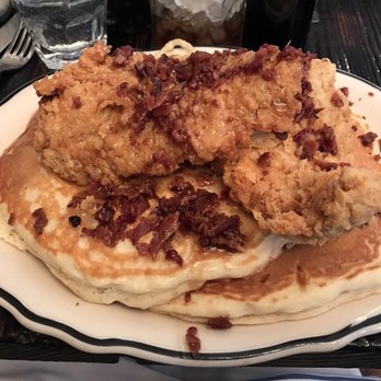 Jacob's Pickles - My favorite: chicken and pancakes! - Comfort Food Near Me - New York, New York
