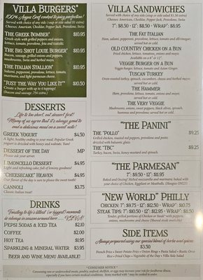 Menu photo 3 Villa Grill Clemmons, NC Menu photo 3 Villa Grill Clemmons, NC