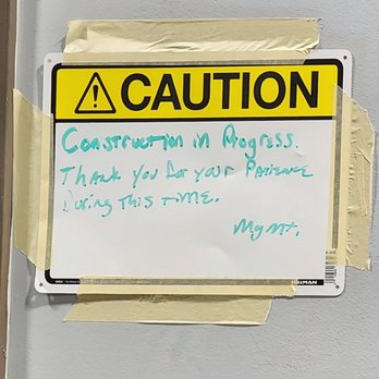 Bob’s Indian Kitchen - caution sign - Indian Near Me - Brownsburg, Indiana