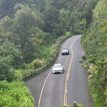 Road to Hana - The road is narrow with lots of hair-pin turns. - Tours Near Me - Kihei, Hawaii Road to Hana - The road is narrow with lots of hair-pin turns. - Tours Near Me - Kihei, Hawaii