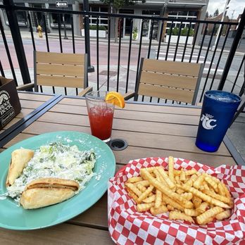 Capones Pub & Grill - Caesar Salad and fries - American Near Me - Coeur D Alene, Idaho Capones Pub & Grill - Caesar Salad and fries - American Near Me - Coeur D Alene, Idaho