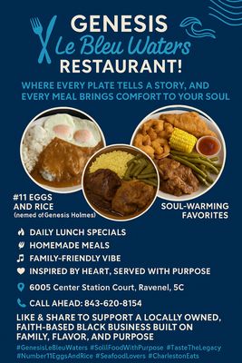 Menu photo 1 Genesis Le Bleu Waters Ravenel, SC Menu photo 1 Genesis Le Bleu Waters Ravenel, SC