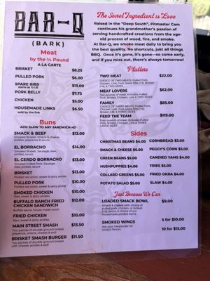 Menu photo 1 Bar-Q Richmond, VA Menu photo 1 Bar-Q Richmond, VA