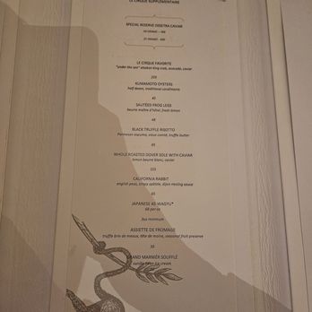 Le Cirque - French Near Me - Las Vegas, Nevada