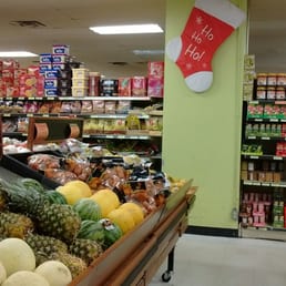 Inside of grocery store.