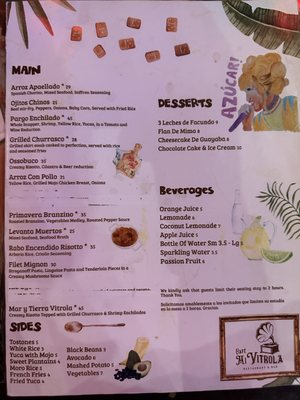 Menu photo 2 Cafe Mi Vitrola Miami Lakes, FL