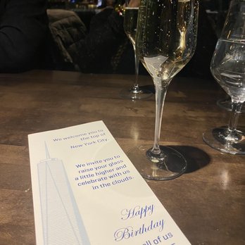One Dine - Birthday toast - New American Near Me - New York, New York