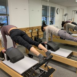 Star Pilates and Fitness - Semi private session, rocking a plank/body saw