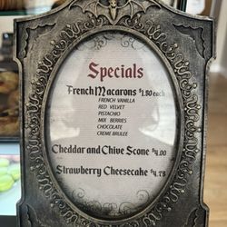 Raven’s Bakehouse - Menu
