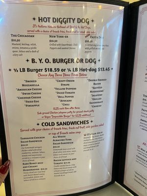 Menu photo 7 JT's Diner Palm Desert, CA