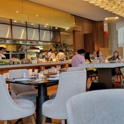 A view to the kitchen