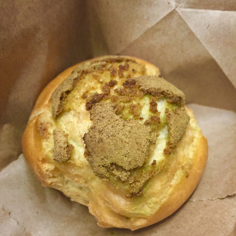 Tsujiri - O-matcha cream puff $2.75 - Tea Rooms Near Me - Toronto, Ontario Tsujiri - O-matcha cream puff $2.75 - Tea Rooms Near Me - Toronto, Ontario