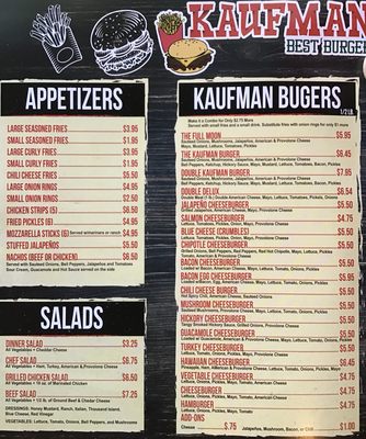 Menu photo 3 Kaufman Burgers Kaufman, TX Menu photo 3 Kaufman Burgers Kaufman, TX