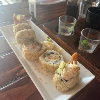 Greenlake Sushi and Roll - Photo taken after we ate a couple - Bars Near Me - Seattle, Washington