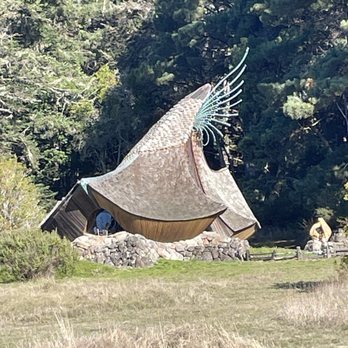 Sea Ranch Chapel - Outside view from Highway 1 - Wedding Chapels Near Me