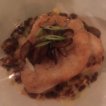Fat Canary - Grouper over shrimp fried rice. Fish was delicious, rice was super salty - New American Near Me - Williamsburg, Virginia