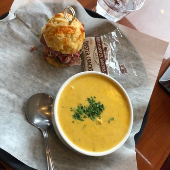 Seven Sisters Kitchen - Broccoli and cheddar soup with a pastrami three cheese scone. Made from scratch. Excellent! - Bakeries Near Me - Johns Creek, Georgia Seven Sisters Kitchen - Broccoli and cheddar soup with a pastrami three cheese scone. Made from scratch. Excellent! - Bakeries Near Me - Johns Creek, Georgia