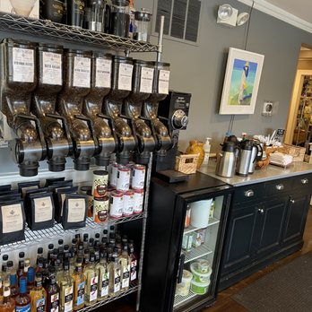 Nirvana Coffee Company - a display of coffees and beverages - Coffee & Tea Near Me - Barnstable Village, Massachusetts