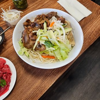 Pho Bistro - B2. Vermicelli Noodles with Grilled Pork with Egg Roll - Vietnamese Near Me - Elk Grove, California Pho Bistro - B2. Vermicelli Noodles with Grilled Pork with Egg Roll - Vietnamese Near Me - Elk Grove, California