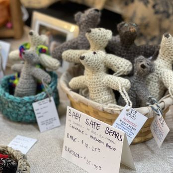 Cooperstown Farmers Market - a basket of stuffed bears - Farmers Market Near Me - Cooperstown, New York Cooperstown Farmers Market - a basket of stuffed bears - Farmers Market Near Me - Cooperstown, New York