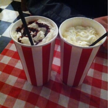 Heroes Family Diner - Vanilla and choc milkshakes - American Near Me - Mosman, NSW