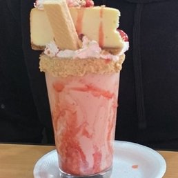 Strawberry cheesecake shake Strawberry cheesecake shake