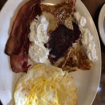 Rusty Pelican Cafe - Swedish pancakes combo with two eggs and bacon...delicious! - Cafes Near Me - Edmonds, Washington Rusty Pelican Cafe - Swedish pancakes combo with two eggs and bacon...delicious! - Cafes Near Me - Edmonds, Washington