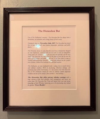 Menu photo 1 The Horseshoe Bar Dublin, D