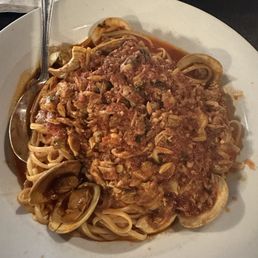 Linguine with clam sauce Linguine with clam sauce