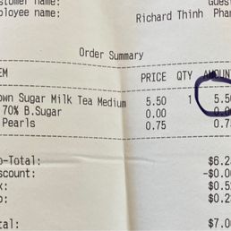 Price I was charged, more than stated in menu Price I was charged, more than stated in menu