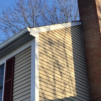 Power Home Remodeling - A detail view of the new eves and trim work that was done. - Windows Installation Near Me