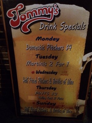 Menu photo 4 Tommy's On Thomas Hammond, LA