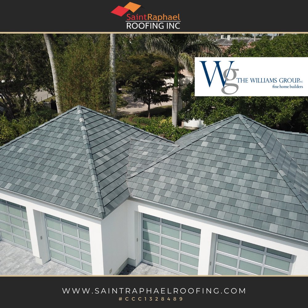 Slide of Saint Raphael Roofing