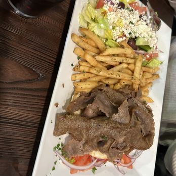 Greek Town - Gyro platter w Greek fries - Greek Near Me - Pearl River, New York Greek Town - Gyro platter w Greek fries - Greek Near Me - Pearl River, New York