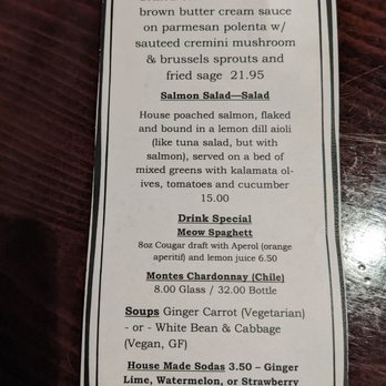 Ruth's Parkside Cafe - Specials of the day. - New American Near Me - Cincinnati, Ohio