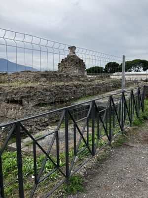 Pompeii Archaeological Park Amphitheatre entrance and exit by null