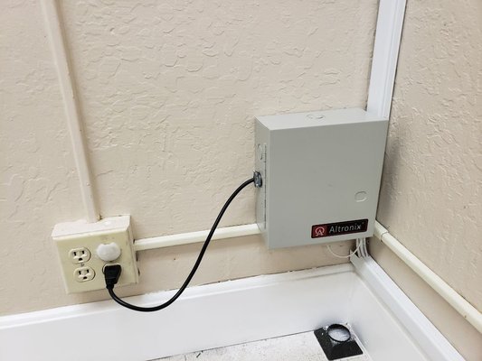 Remote control button used from receptionist to open door - Simple electrified panic bar and romote control button make receptionist job easier and bettersecurity. Remote control button used from receptionist to open door - Simple electrified panic bar and romote control button make receptionist job easier and bettersecurity.