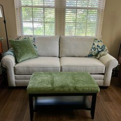 Bassett Furniture - Our custom built Alexander 82" two seat sofa in Straw-August 2024