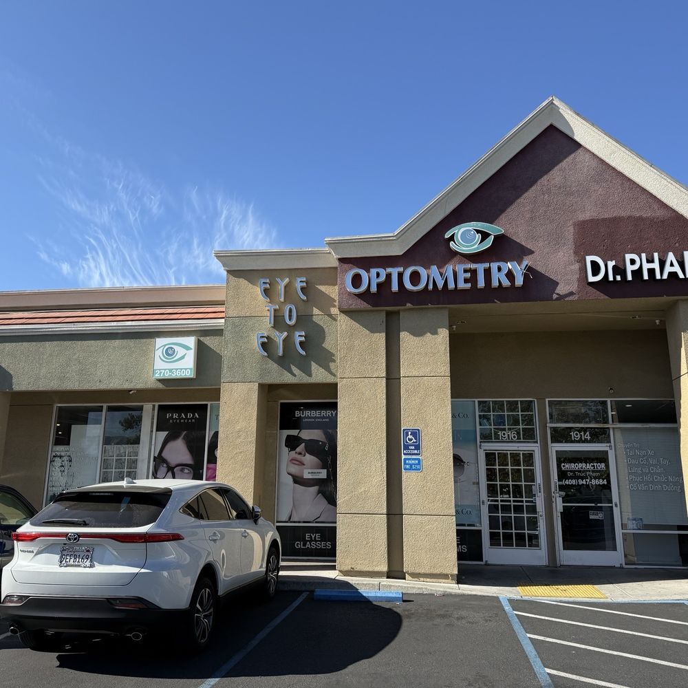 Eye To Eye Optometry - Entrance. Lots of parking. - Optometrists Near Me - San Jose, California Eye To Eye Optometry - Entrance. Lots of parking. - Optometrists Near Me - San Jose, California