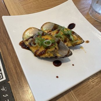 X-Fish Izakaya - Baked Mussel - Sushi Bars Near Me - Brea, California X-Fish Izakaya - Baked Mussel - Sushi Bars Near Me - Brea, California