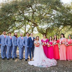 Rex Formal Wear - My wife and I along with our entire wedding party.