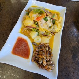 Seafood ceviches