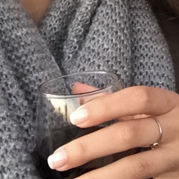 HN Passion Nails - Gel mani - so clean and natural looking. My nail beds are wide and they shaped my nails perfectly to make them look slimmer. - Nail Salons Near Me - Glendale, California